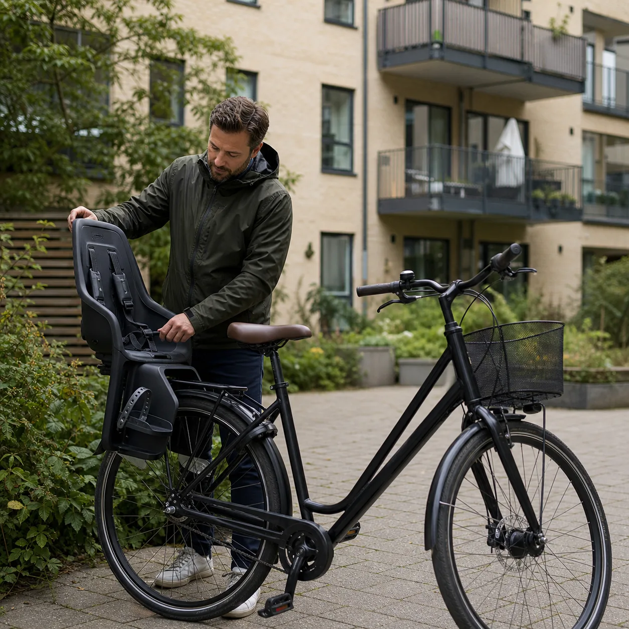 Cykelbarnstol – fram eller bak, viktgräns och säkerhet i svensk cykelmiljö