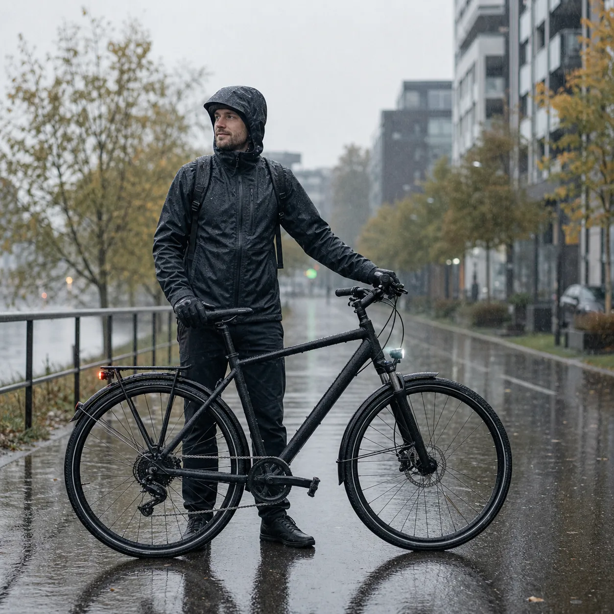 Cykla i regn – utrustning och tips för regnväder i svensk cykelmiljö