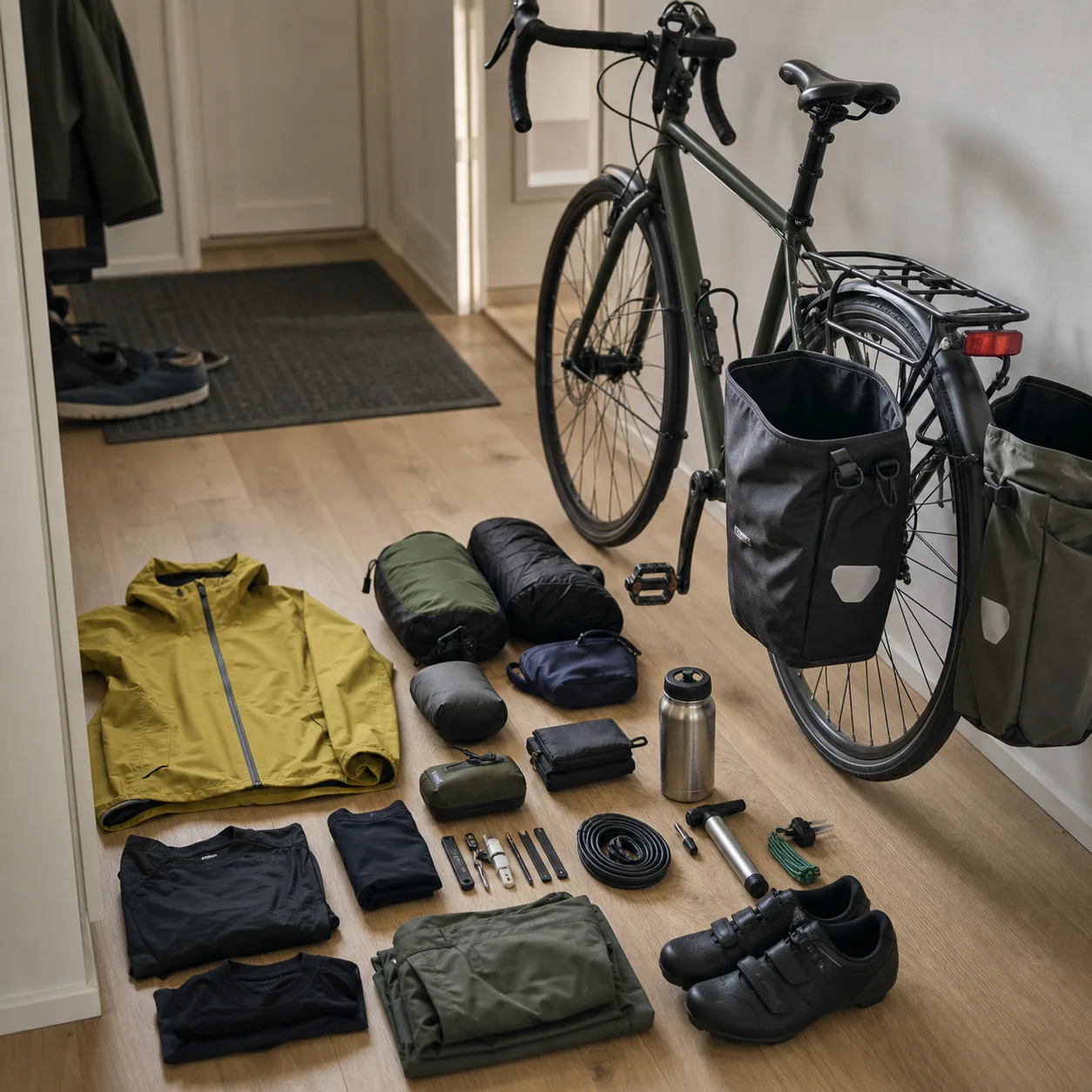 Packa för cykelsemester – packlista & väskguide i svensk cykelmiljö
