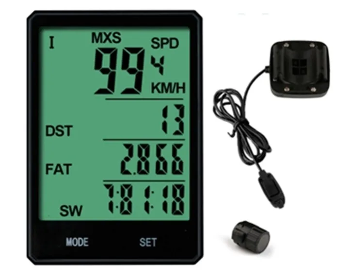 Cykeldator med LCD-skärm